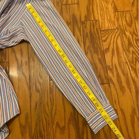 Ralph Lauren Blue Red and White Casual Button Down Shirt, 15.5, 32/33 - Picture 5 of 7